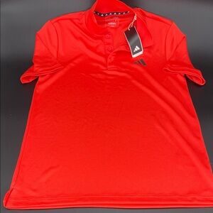 Adidas Men's Vibrant Red Polo